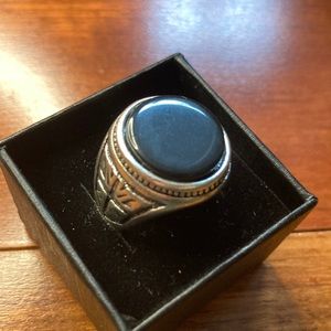 FLASH SALE
 - BUNDLE THIS FOR $9 Round black gemstone ring